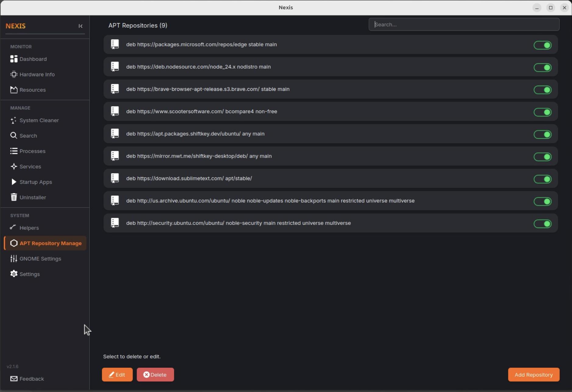 APT Repository Manager